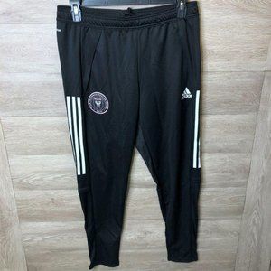 Adidas Mens Large Black 3-Stripe Training Pant NEW